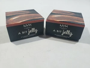 2 NYX Cosmetics A Bit Jelly Gel Illuminator .53 oz Bronze #ABJGI03  - Picture 1 of 3