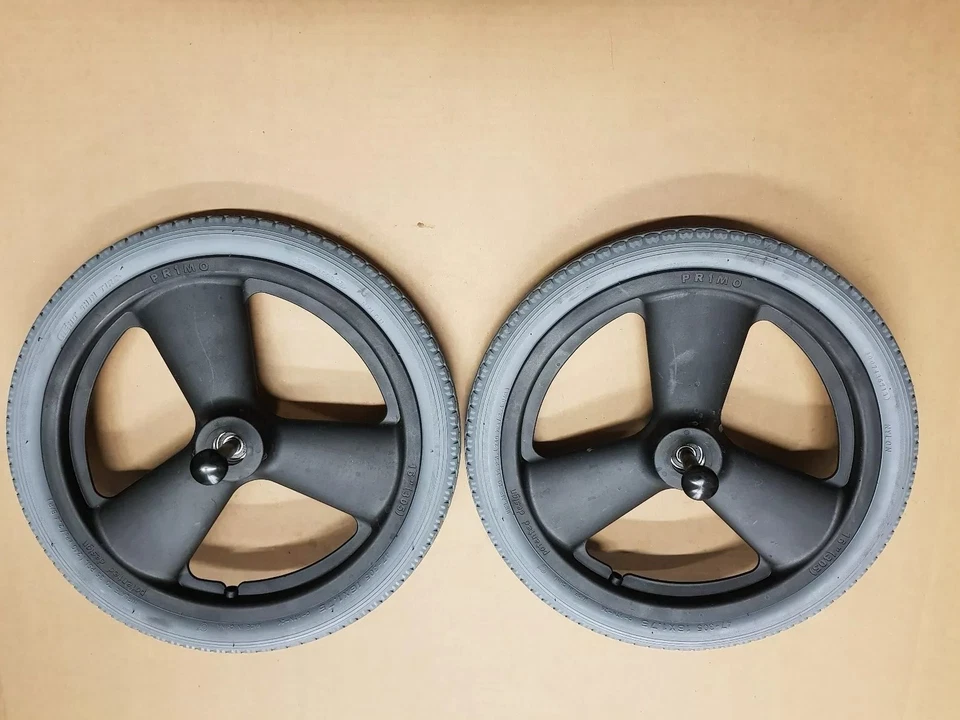 Wheels & Tires for Quickie Iris Tilt in Space Wheelchair SOLID FLAT FREE 16×1.75 - Image 1 of 3