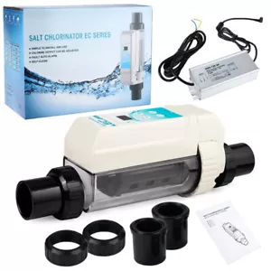 Sistema de agua salada piscina generador de sal para piscinas sobre el suelo de hasta 16K/26K galones - Imagen 1 de 14