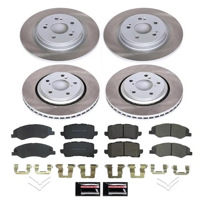 PowerStop SC8807 Disc Brake Kit For Honda Odyssey 2021-2024 Front Rear — 第 1/4 张图片