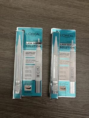 Lot Of Two L’Oreal Makeup Lash Serum Solution Containing Hyaluronic Acid New! - Image 1 of 2