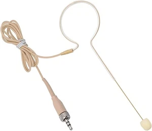 Single Ear Headset Microphone For Sennheiser Wireless Bodypack Transmitter - Picture 1 of 6