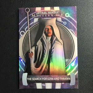 2024 Topps Star Wars Masterwork Journey of Ahsoka Tano JA-12 Rainbow Foil 78/299 - Picture 1 of 2