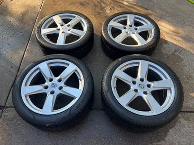 19" Porsche OEM Boxster Cayman S 981 987 986 718 982 wheels W/ TIRES and TPMS - Image 1 of 4