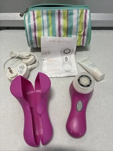 Clarisonic Pink Mia 2 Sonic Skin Cleansing System Case Charger Travel Bag NEW - Picture 1 of 8