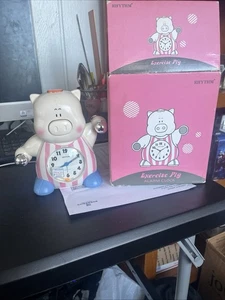 RARE Vintage 1970 Citizen Rhythm Japan Exercise Pig Alarm Clock READ DESCRIPT! - Picture 1 of 1