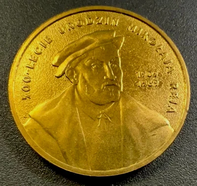 POLaND -2 Zlote 2005 Polish Poet Mikolaj Rej - Third Polish Republic * UNC - Image 1 of 2