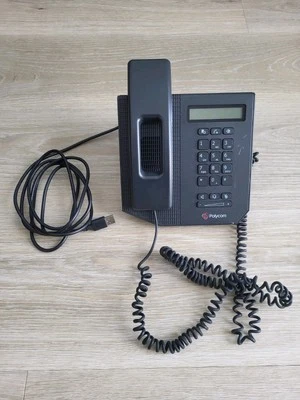 Polycom CX300 R2 Desktop IP VoiP Telefon USB z.B. für Microsoft Lync Skype Teams - Bild 1 von 4
