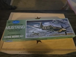 Guillow's WWII North American P-51D Mustang Balsa Model Airplane Kit GUI-905 NEW - Picture 1 of 8