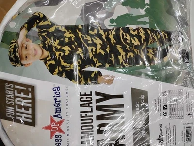 Disfraz de Ejército de América para Niños - Disfraz de Soldado Niños Grande 12-14 Foto 1 de 4