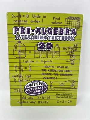 Teaching Textbooks Pre-Algebra Version 2.0 — Auto Grading  10 CD SET - Image 1 of 4