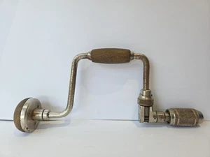Vintage Stanley No78 Hand Ratchet Drill Brace 10" Sweep Woodworking Old Tool - Picture 1 of 7