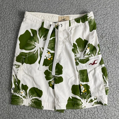 Hollister Board Short Swim Trunks Mens 32 Cargo Floral Aloha Beach Mesh Lined - Image 1 of 4