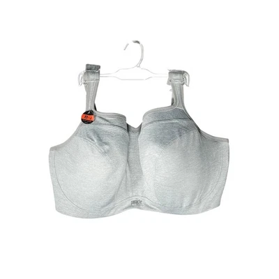 Sujetador deportivo Panache 40 GG gris jaspeado soporte de alto impacto inalámbrico nuevo con etiquetas Foto 1 de 4