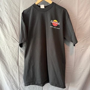 Camiseta Hard Rock Café Cabo San Lucas Negra XL 100% Algodón Hecha en México - Imagen 1 de 6