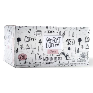 Mt. Comfort Coffee Organic Peru Medium Roast, 80 Count Coffee Pods - K-Cup - Picture 1 of 12