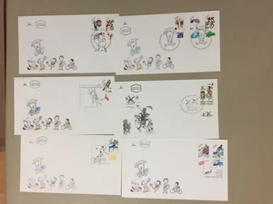 Six CHILDREN related Israel fdc - Picture 1 of 1