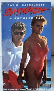 Baywatch Nightmare Bay VHS David Hasselhoff Sealed 1991 Avid Home Entertainment - Picture 1 of 6
