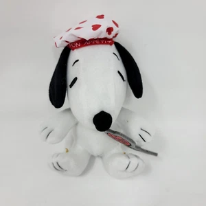 Peluche Snoopy Bon Appetit 7" con sombrero de chef y girador corazón San Valentín 2016 - Imagen 1 de 8