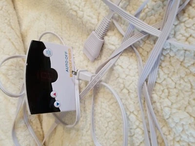 Biddeford Mantas Terciopelo Sherpa Manta Eléctrica Calefacción con Un Control Digital Foto 1 de 4