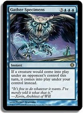 Gather Specimens Shards of Alara NM Blue Rare MAGIC GATHERING CARD ABUGames