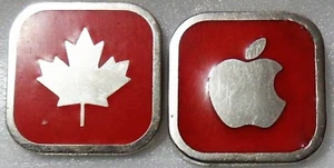 3 x 2010 Apple Inc. Mac Macintosh COMPUTERS Lapel Pins Near Mint  - Picture 1 of 6