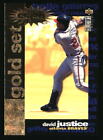 1995 Collector's Choice #CR10 David Justice You Crash the Game Gold Exchange