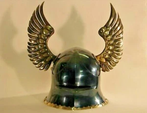 Medieval Wing Helmet Perfect Cosplay Helmet Premium scaler Steel Armor Helmet - Picture 1 of 4