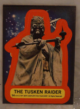 1977 Topps Star Wars Sticker #14 The Tusken Raider