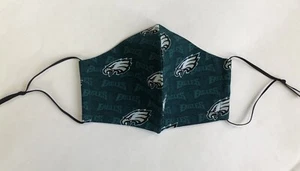 Gesichtsmaske Philadelphia Eagles, 2-lagige Baumwolle, Größe: Regular, SCHNELLER VERSAND! - Bild 1 von 7