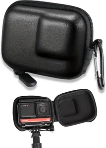 talNite Black Mini Carrying Case Gopro Hero 12/11/10/9/8/7/(2018)/6/5 Hard Shell - Picture 1 of 6