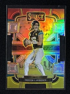 Trevor Lawrence - 2023 Select Concourse rojo/amarillo troquelado Prizm #46 JAGUARS - Imagen 1 de 2