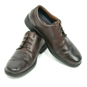 Rockport Mens Mottled Brown Lace Up Dress Work Shoes Size 10.5 Medium - Picture 1 of 8