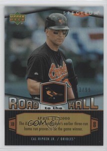2007 Upper Deck Spectrum Road to the Hall Gold /99 Cal Ripken Jr #CR93 HOF