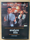 Analyze This DVD 1999 Crime Gangster Comedy Region 1 US  Snapper Case
