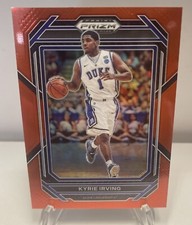 2023-24 Kyrie Irving /299 Panini Prizm Draft Picks Red Prizm #72 Duke