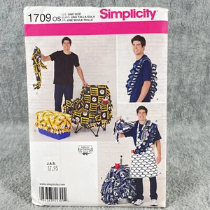 Simplicity 1709 Sports Tailgating Accessories Beer Can Holder Chair Cover Uncut - Picture 1 of 4
