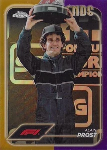 ALAIN PROST Gold Purple Sp LEGENDS 2024 Topps Chrome Formula 1 F1 #195 - Picture 1 of 3