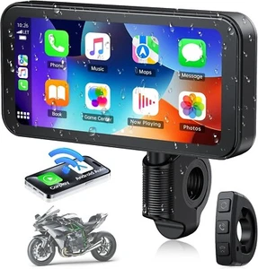 Motorrad Carplay Bildschirm & Android Auto Tragbares Autoradio für Motorrad - Bild 1 von 9