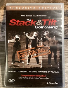 The Stack & Tilt Golf Swing DVD (2008) 4 Disc Set Andy Plummer and Mike Bennett - Picture 1 of 5