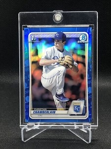 2020 Bowman Chrome 1st Christian Chamberlain Blue Refractor #/150 BD-84