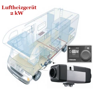 Webasto camping parking heater air top 2000 PC, gasoline, pre-selection clock, 9037573B
