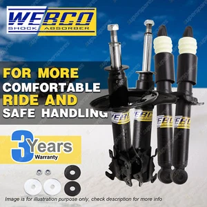 Front + Rear Webco Pro Shock Absorbers for TOYOTA STARLET EP91 1.3 Hatch 96-99 - Picture 1 of 3