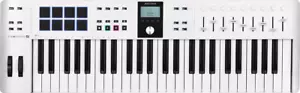 CLAVIER MAITRE 49 NOTES ARTURIA KEYLAB ESSENTIAL 3 BLANC - Imagen 1 de 5