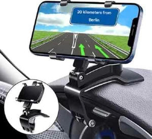 Universal Car Phone Holder Mount 360 Degree Rotation Dashboard Cell Phone Holder - Photo 1 sur 5