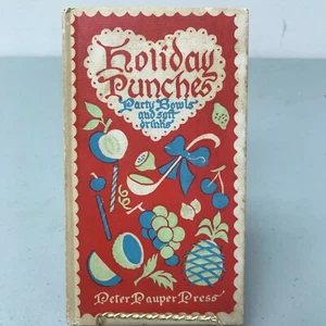 Holiday Punches Party Bowls And Soft Drinks - Peter Pauper Press - 1953 Book - Bild 1 von 6