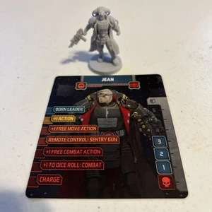 Zombicide: Invader Black Ops Survivor JEAN Miniaturfigur & Karte - Bild 1 von 5
