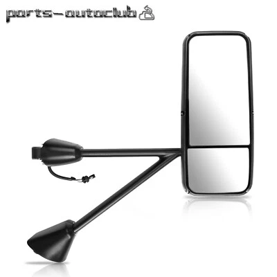 RH Side Door Mirror Black For 2008-16 Kenworth T660 T600 T370 T170 Foto 1 de 4