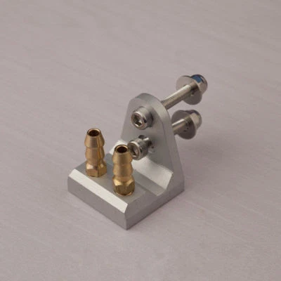 Aluminum Dual M5 Water Pick Up Flush Boat Stern Water Mouth for RC Boat - Image 1 of 4