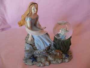 Schneekugel Glitzerkugel Schüttelkugel Nixe  PHOENIX ART PRODUCTS handgefertigt  - Bild 1 von 12